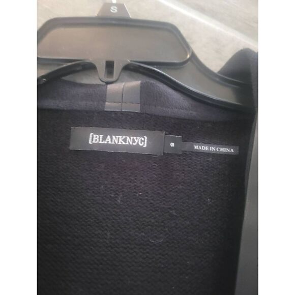 Blank NYC Long Sleeve Cardigan Size Small Black - Picture 5 of 10